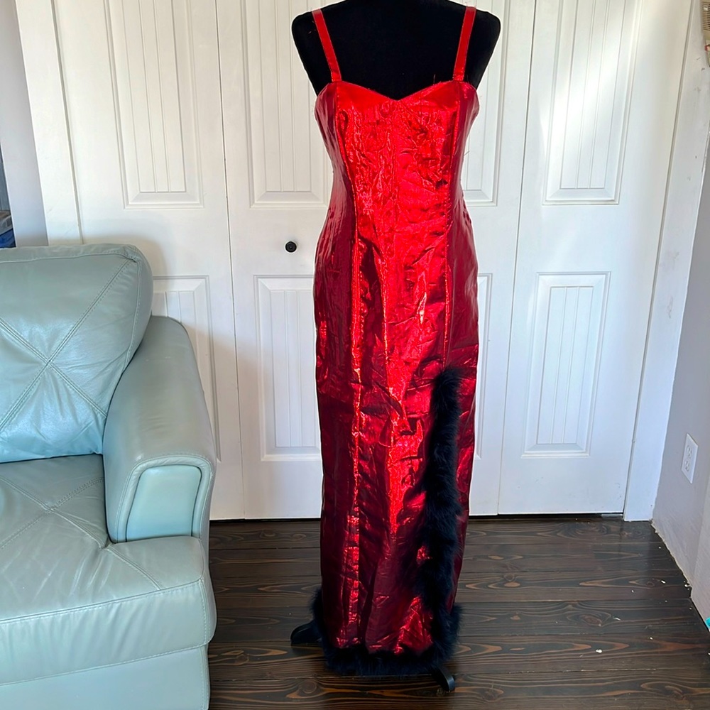 💋🔥Stunning Ruby Red Siren Gown!🔥💋Perfect for Halloween Costume!!🎃👻